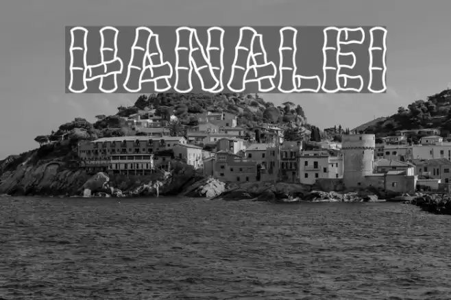 Hanalei Font examples