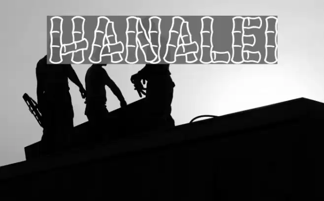 Hanalei Font examples