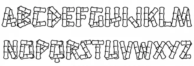 Hanalei फ़ॉन्ट लोअरकेस