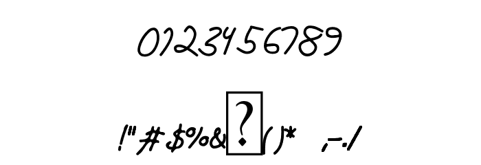 Hananiah Font OTHER CHARS