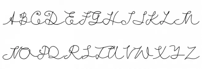 Hananiah Font UPPERCASE