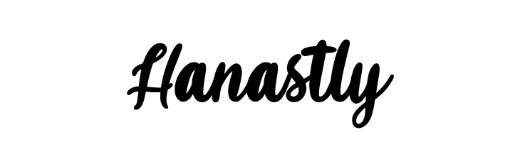 Hanastly  Frei Schriftart Herunterladen