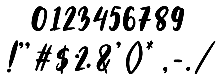 Hanastly Font OTHER CHARS