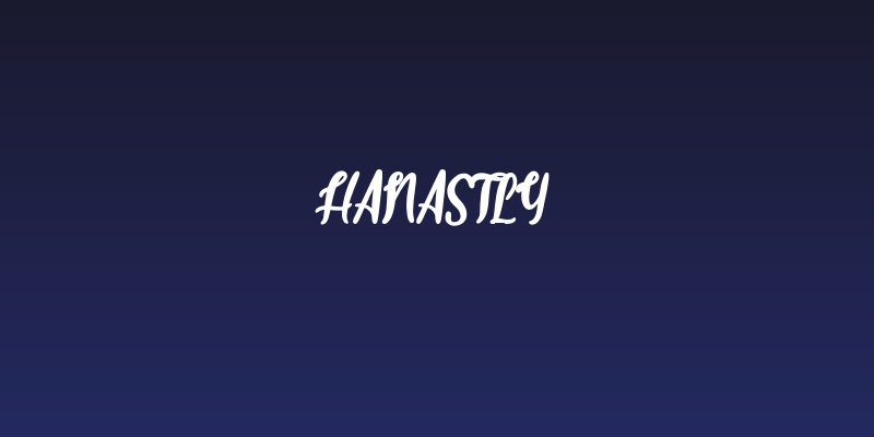 Hanastly Social Header