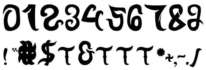 Hanatasya Sans Font OTHER CHARS