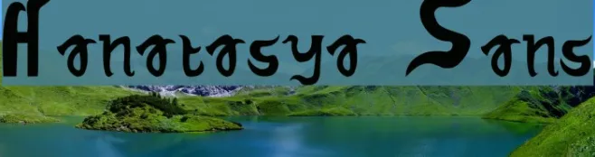 Hanatasya Sans Example 1