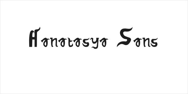 Hanatasya Sans Logo