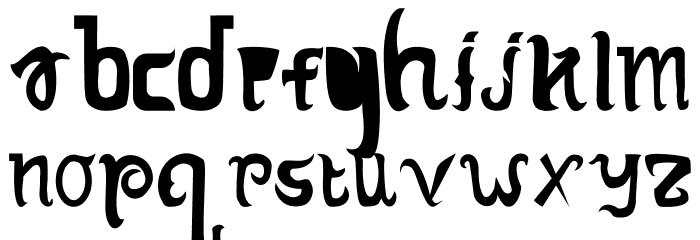 Hanatasya Sans Font LOWERCASE