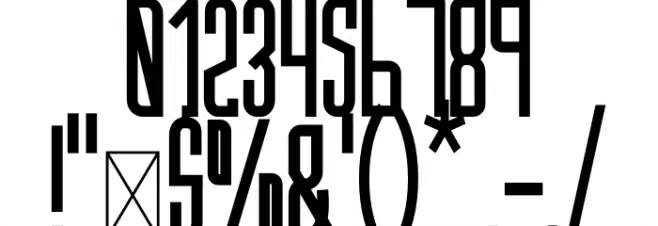 Hanca Font OTHER CHARS