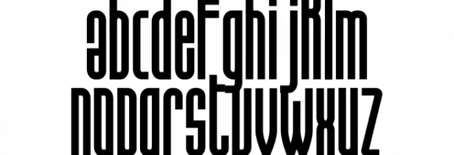 Hanca फ़ॉन्ट लोअरकेस