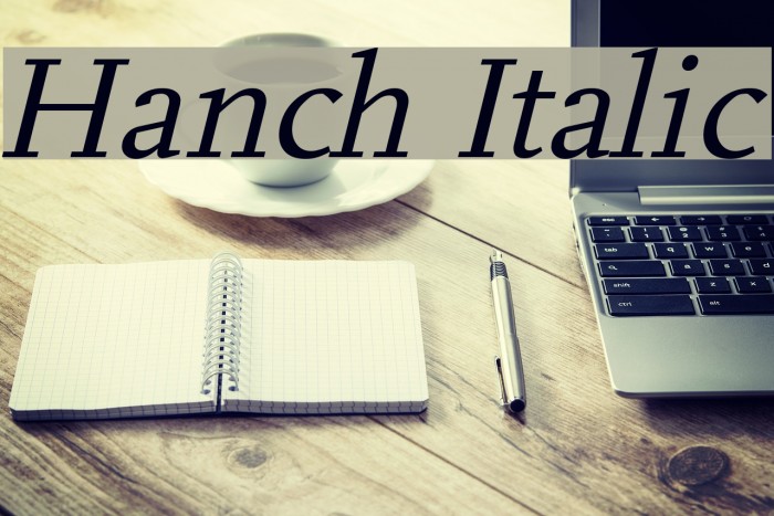 Hanch Italic Font examples
