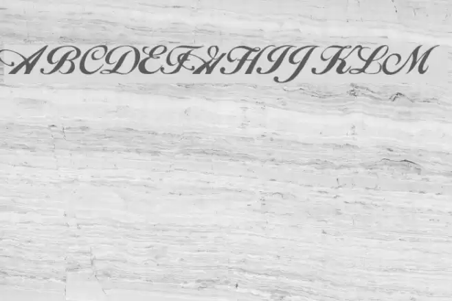 Hancock Font examples