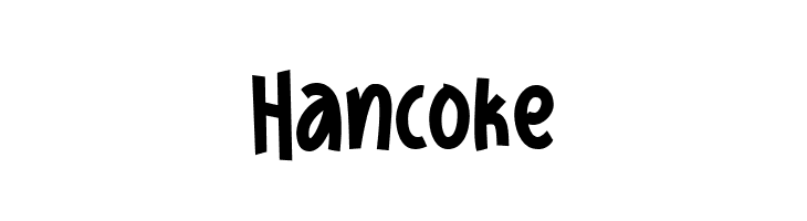 Hancoke  Free Fonts Download
