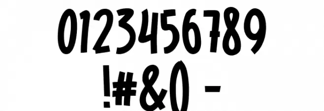 Hancoke Font OTHER CHARS