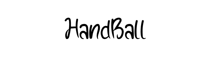 Hand Ball  Descarca Fonturi Gratis