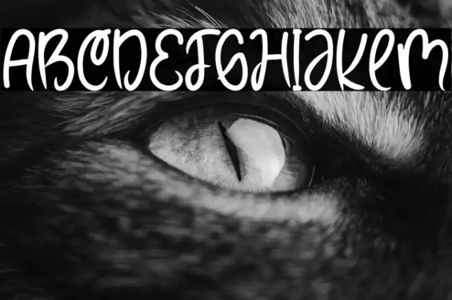 Hand Ball Font examples