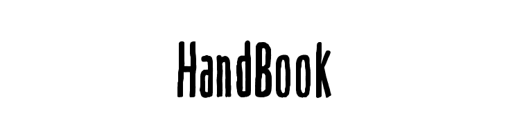 Hand Book  font caratteri gratis