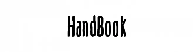 Hand Book  नि: शुल्क फ़ॉन्ट्स डाउनलोड