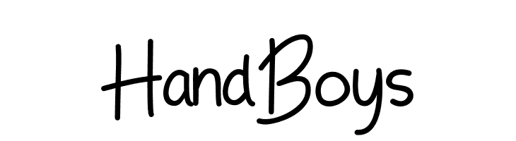 Hand Boys  font caratteri gratis