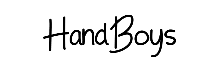 Hand Boys  フリーフォントのダウンロード
