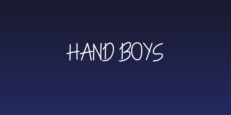 Hand Boys Social Header