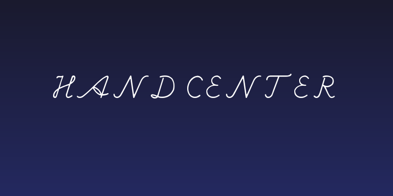 Hand Center Social Header