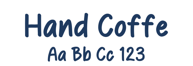 Hand Coffe Font Preview