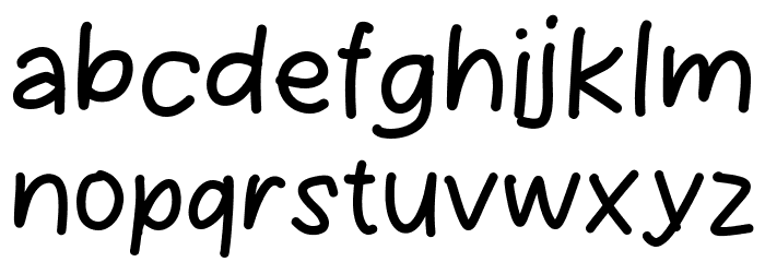Hand Craft Font LOWERCASE