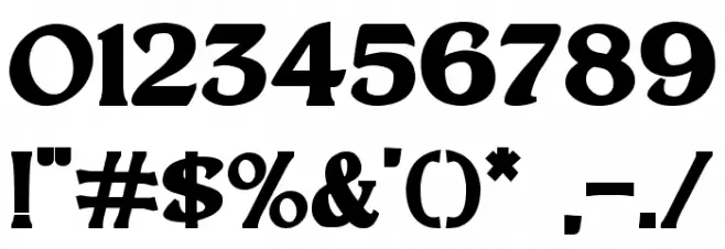 Hand Crafted Font OTHER CHARS