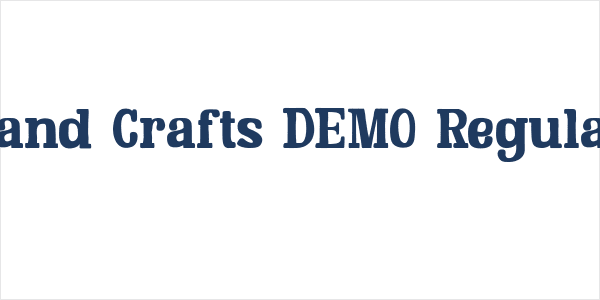 Hand Crafts DEMO Regular Logo