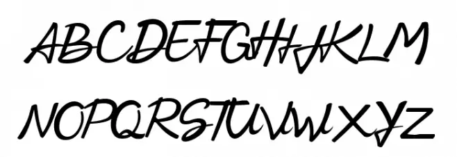 Hand Creation Personal Use Schriftart Groß
