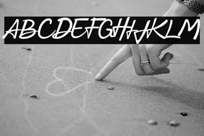 Hand Creation Personal Use Font examples