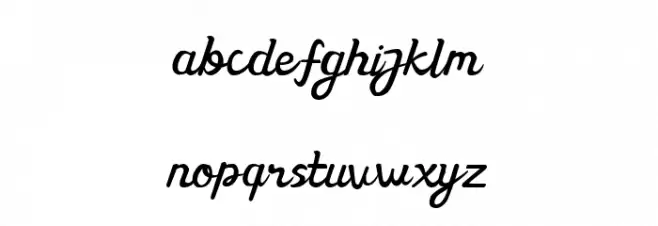 Hand Creation Personal Use Font Litere mici