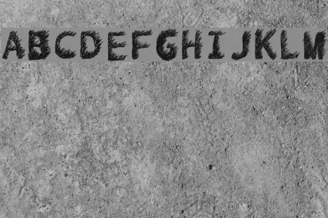 Hand Drawn Lawn Font examples