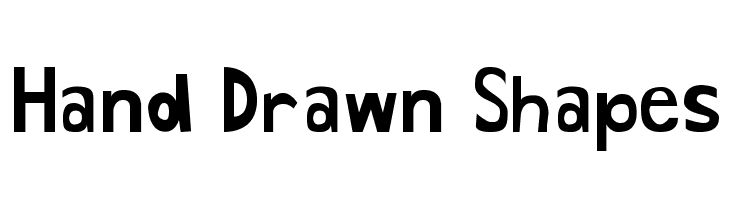 Hand Drawn Shapes Font