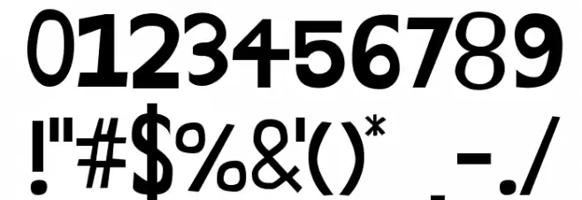 Hand Drawn Shapes Font OTHER CHARS