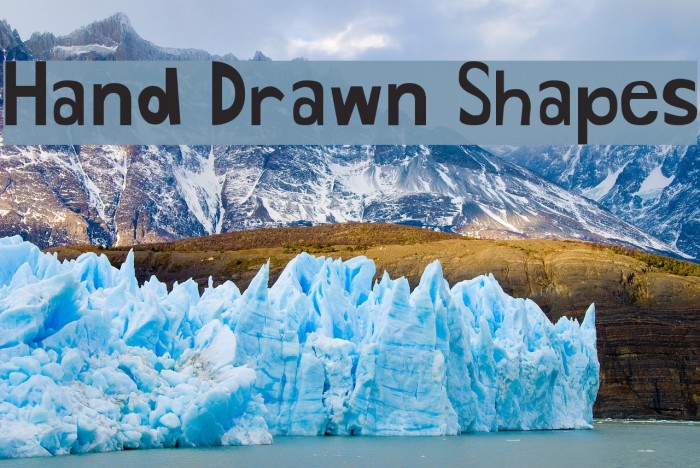 Hand Drawn Shapes Font examples