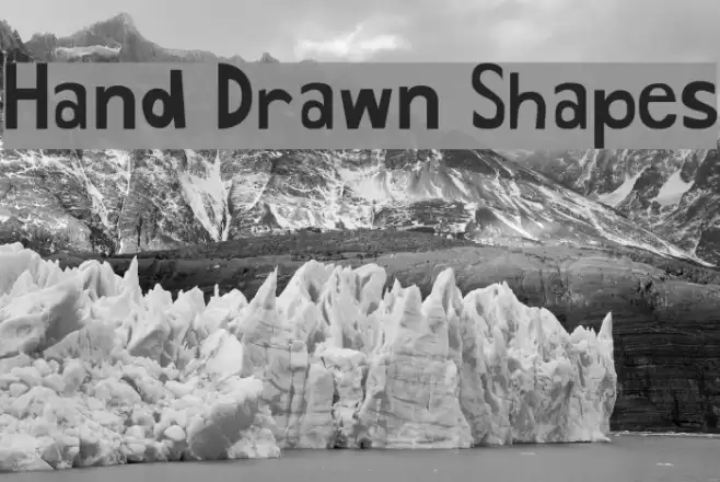 Hand Drawn Shapes Font examples