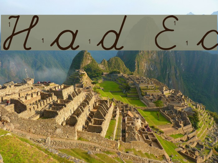Hand Escort Font examples
