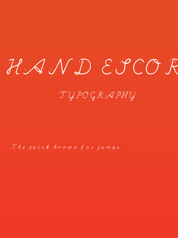Hand Escort Poster