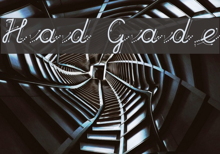 Hand Garden Font examples