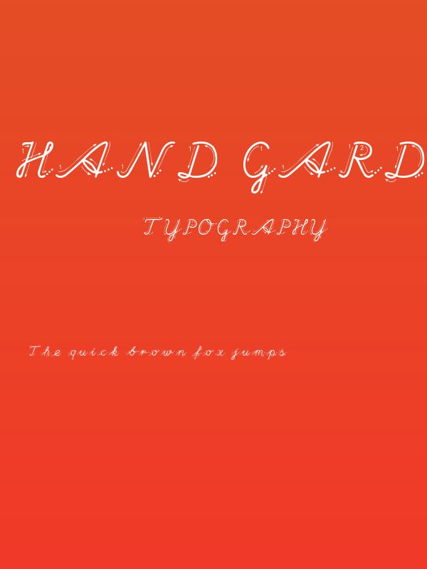 Hand Garden Poster