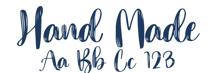 Hand Made Font Preview