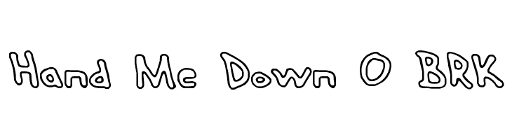 Hand Me Down O BRK Fonte