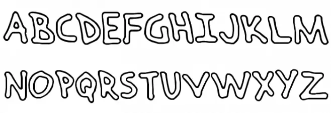 Hand Me Down O BRK Шрифта ВЕРХНИЙ