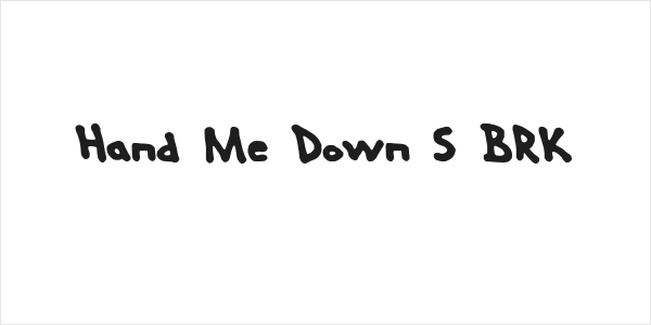 Hand Me Down S BRK Logo