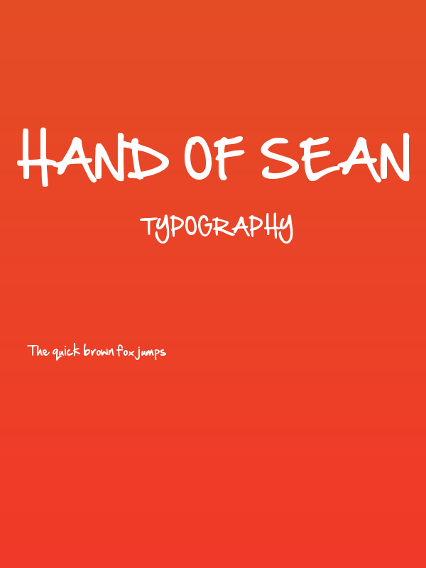 Hand Of Sean Poster