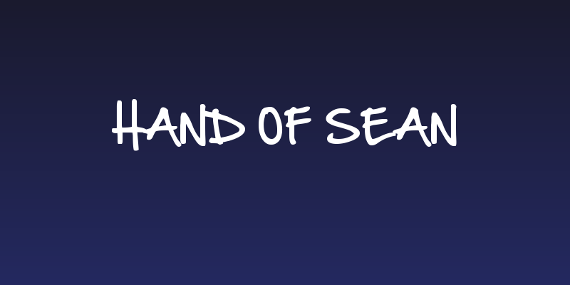 Hand Of Sean Social Header
