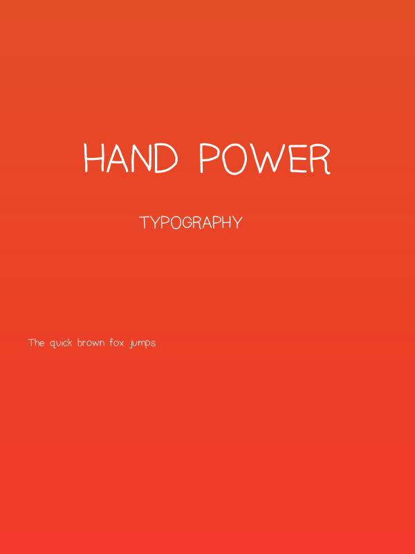 Hand Power Poster