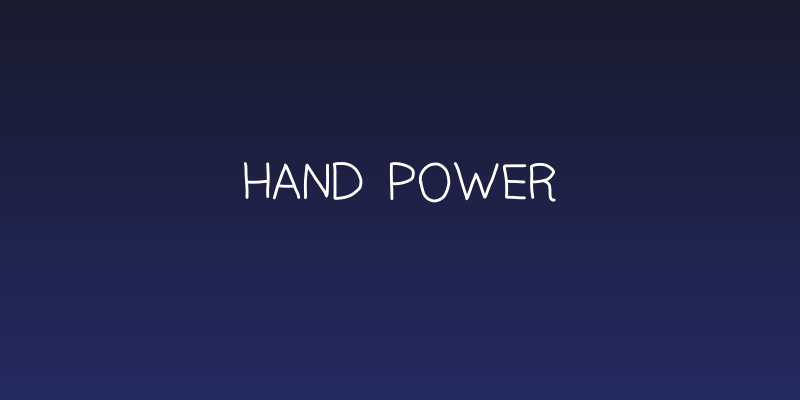 Hand Power Social Header